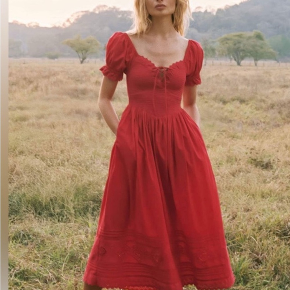 Christy Dawn Madeline dress in cherry